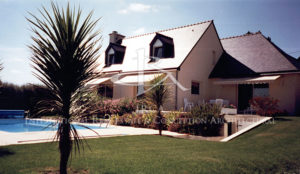 villa face à l’océan