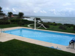 villa face à l’océan