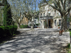 Domaine viticole en Provence avec vignobles et installations modernes