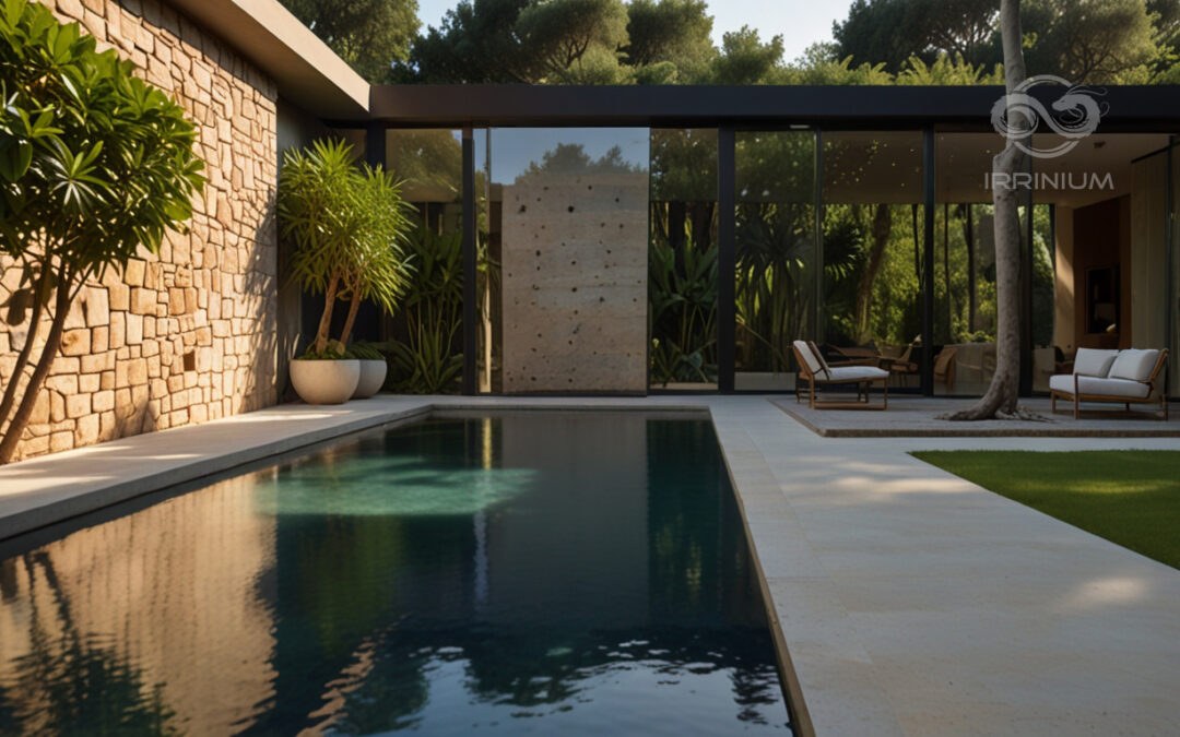 Immobilier spirituel de prestige, une propriété harmonieuse intégrée dans un environnement naturel, favorisant l'équilibre entre le corps et l'esprit.