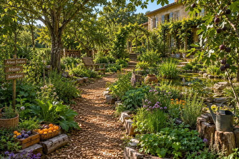 The forest garden: cultivating biodiversity around a rural property