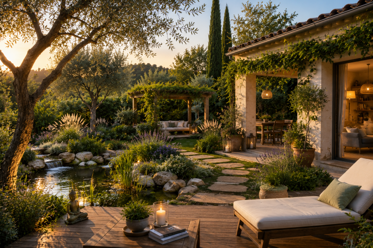 Harmonization of spaces and garden creation: for a home that fulfils you