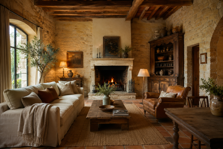 Creating a warm interior: the essential choices in a character home
