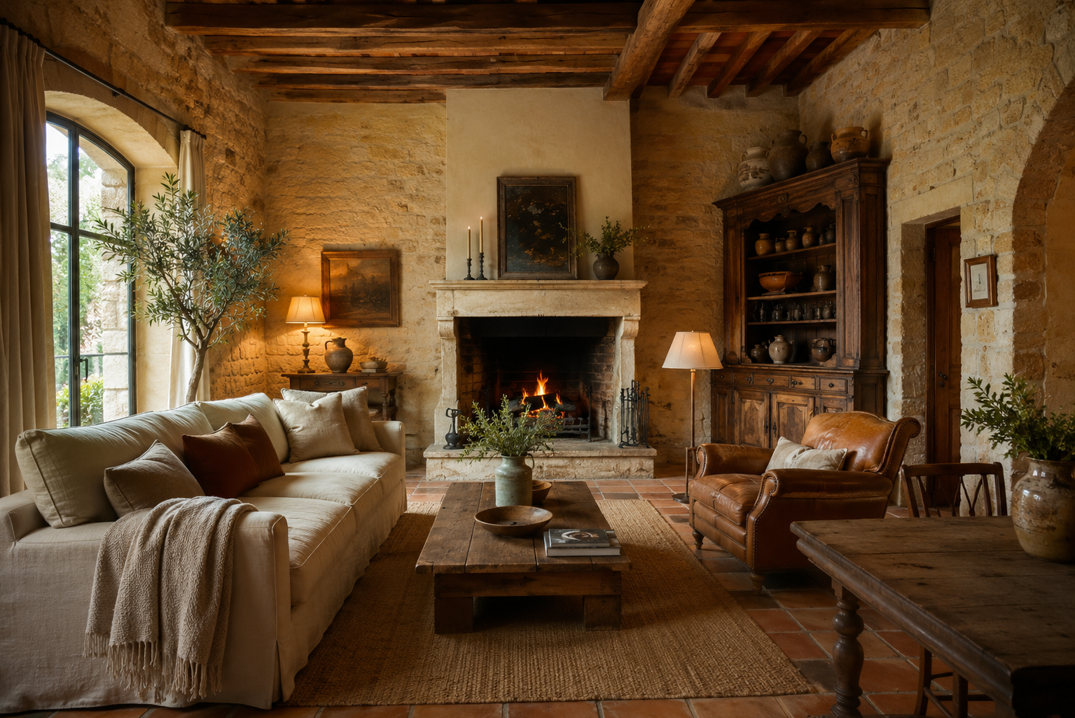 Creating a warm interior: the essential choices in a character home